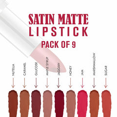 Love Earth - Satin Matte Finish Lipstick Combo Kit