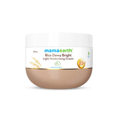 Mamaearth - Rice Dewy Bright Light Moisturizing Cream with Rice Water & Niacinamide for Glass-Skin 50g