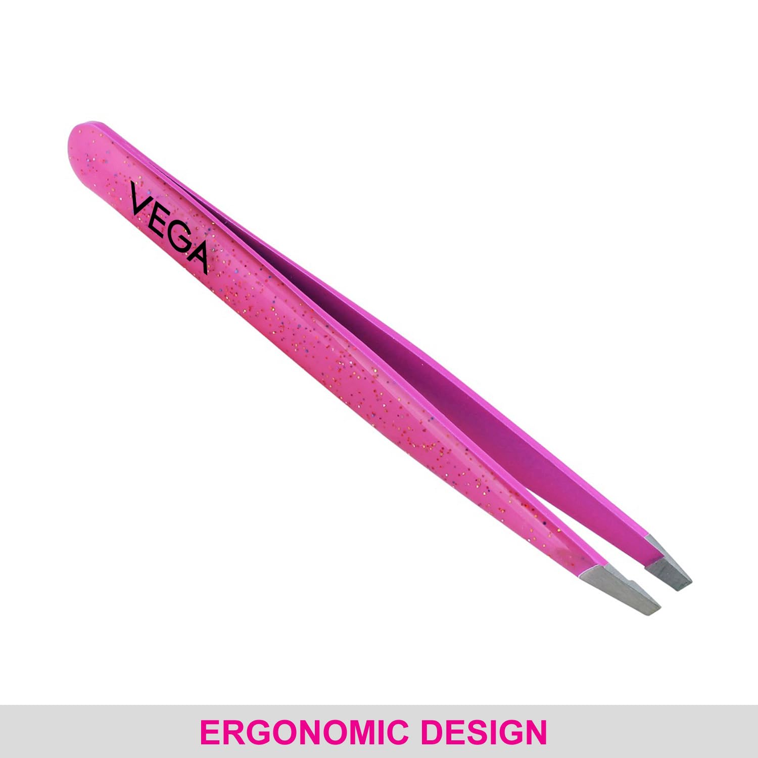 Vega - All That Glitter Slant Tip Tweezer - TW-06