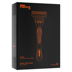 Gillette - Men Fusion5 Premium Gift Set - 1 Handle, 4 Fusion Blades , Travel Case
