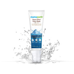 Mamaearth - Aqua Glow Face Wash With Himalayan Thermal Water and Hyaluronic Acid for Intense Hydration 100ml