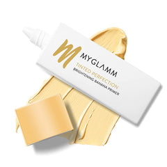 MyGlamm - Tinted Perfection Brightening Banana Primer - Skin Blurring And Brightening Base Primer