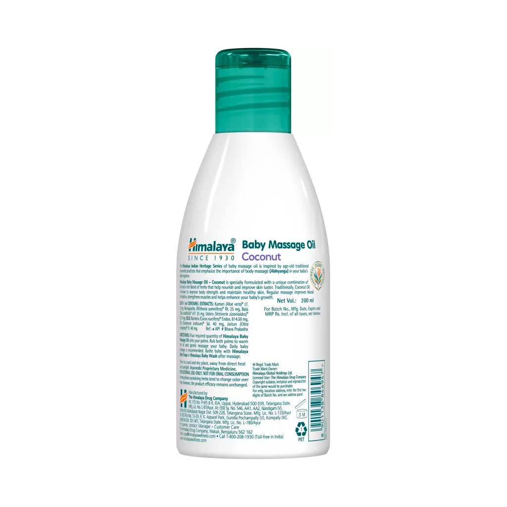 Himalaya Baby Massage Oil Coconut 200 ml