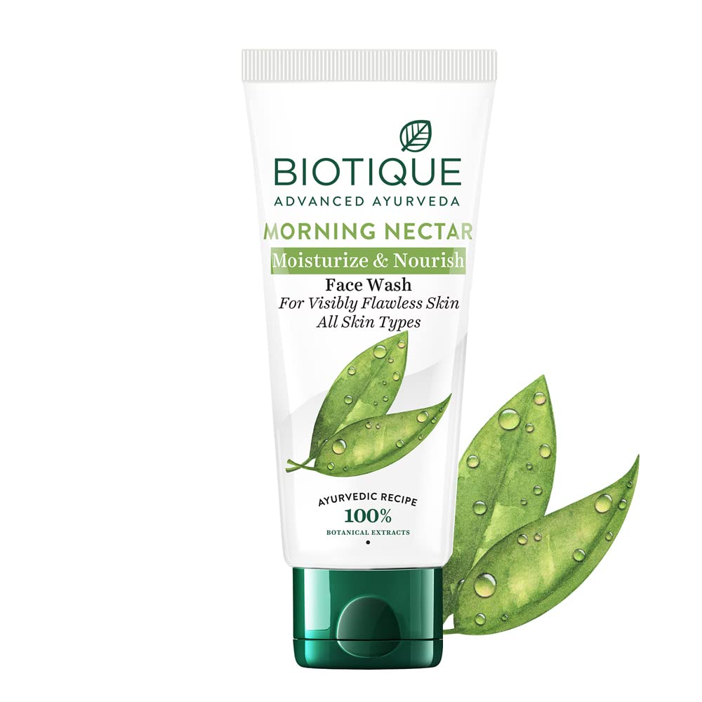 Biotique - Morning Nectar Moisturize & Nourish Visibly Flawless Skin Face Wash 100ml