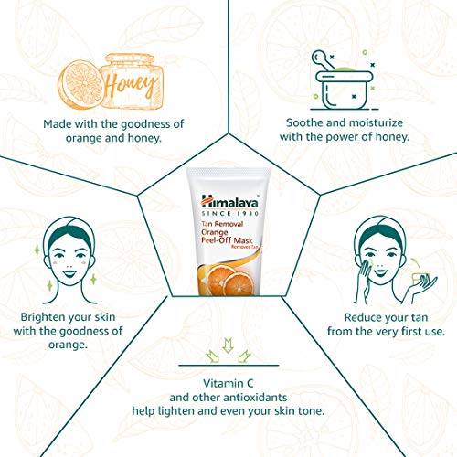 Himalaya Tan Removal Orange Peel-Off Mask 100 g