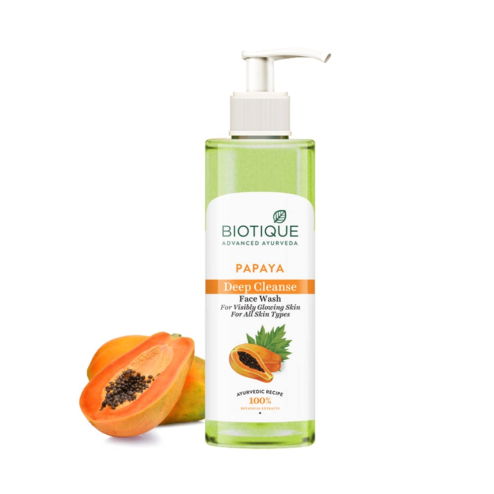 Biotique - Bio Papaya Deep Cleanse Face Wash For All Skin Types 200ml