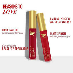 MyGlamm - Pure Love Sindoor - Royal Red (Red Shade) | Quick Dry, Long Lasting, Smudgeproof, Water-Resistant & Sweatproof Liquid Sindoor
