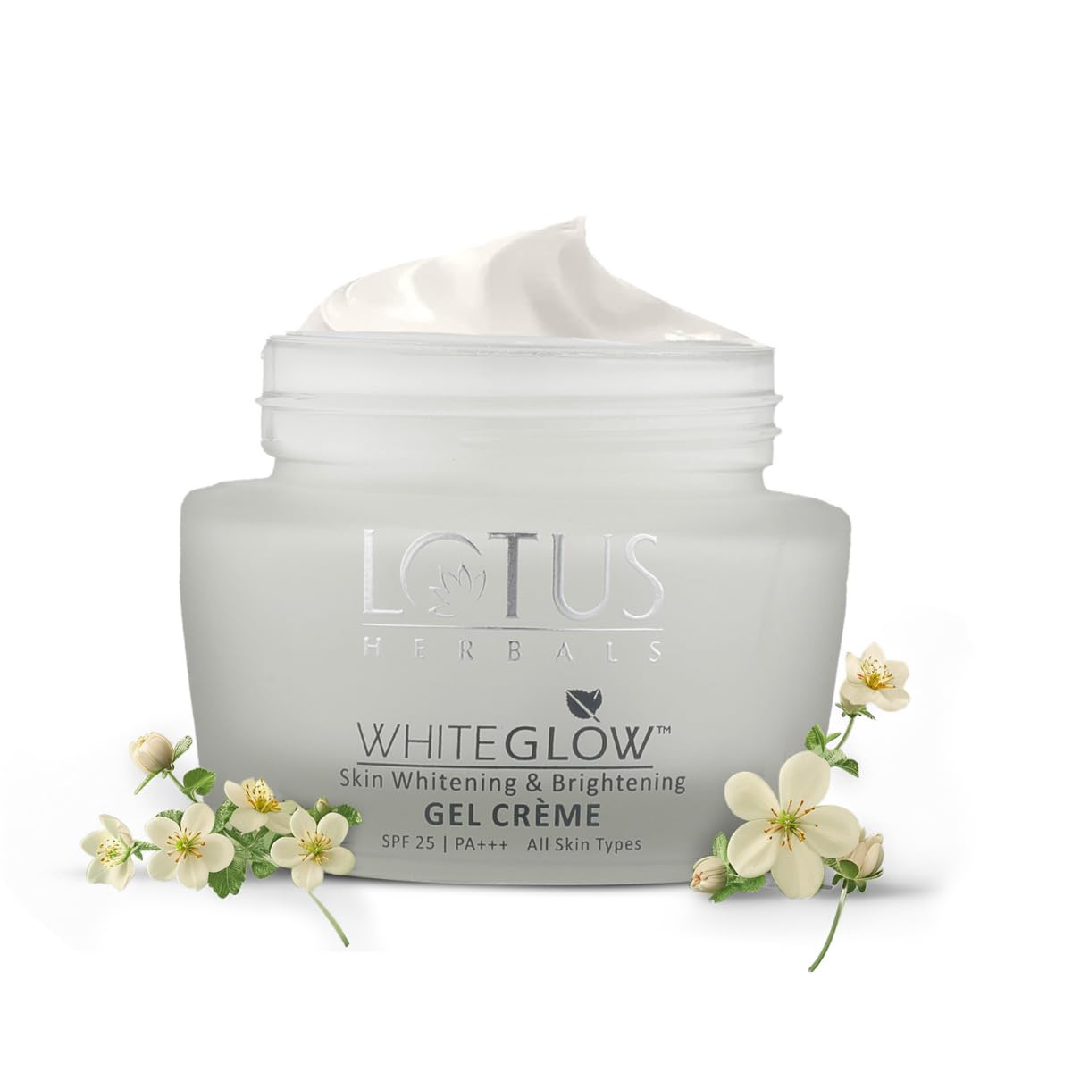 Lotus Herbals White Glow Skin Tightening Brightening Gel Creme with SPF 25 40g