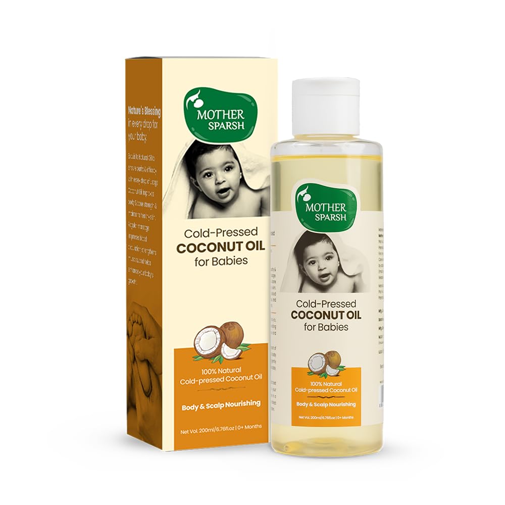 Mother Sparsh Baby Cold Pressed Coconut Oil 200 ml