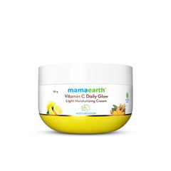 Mamaearth - Vitamin C Daily Glow Light Moisturizing Cream with Turmeric & Vitamin C for Skin Brightening 50g
