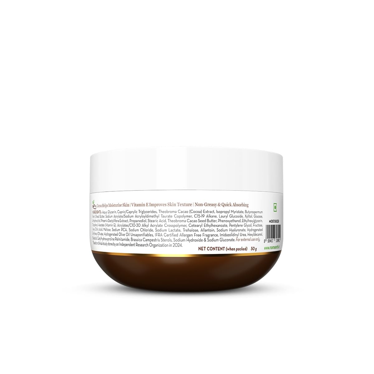 Mamaearth - Cocoa Rich Moisturizing Cream with Cocoa Butter & Vitamin E for Deep Nourishment 50g