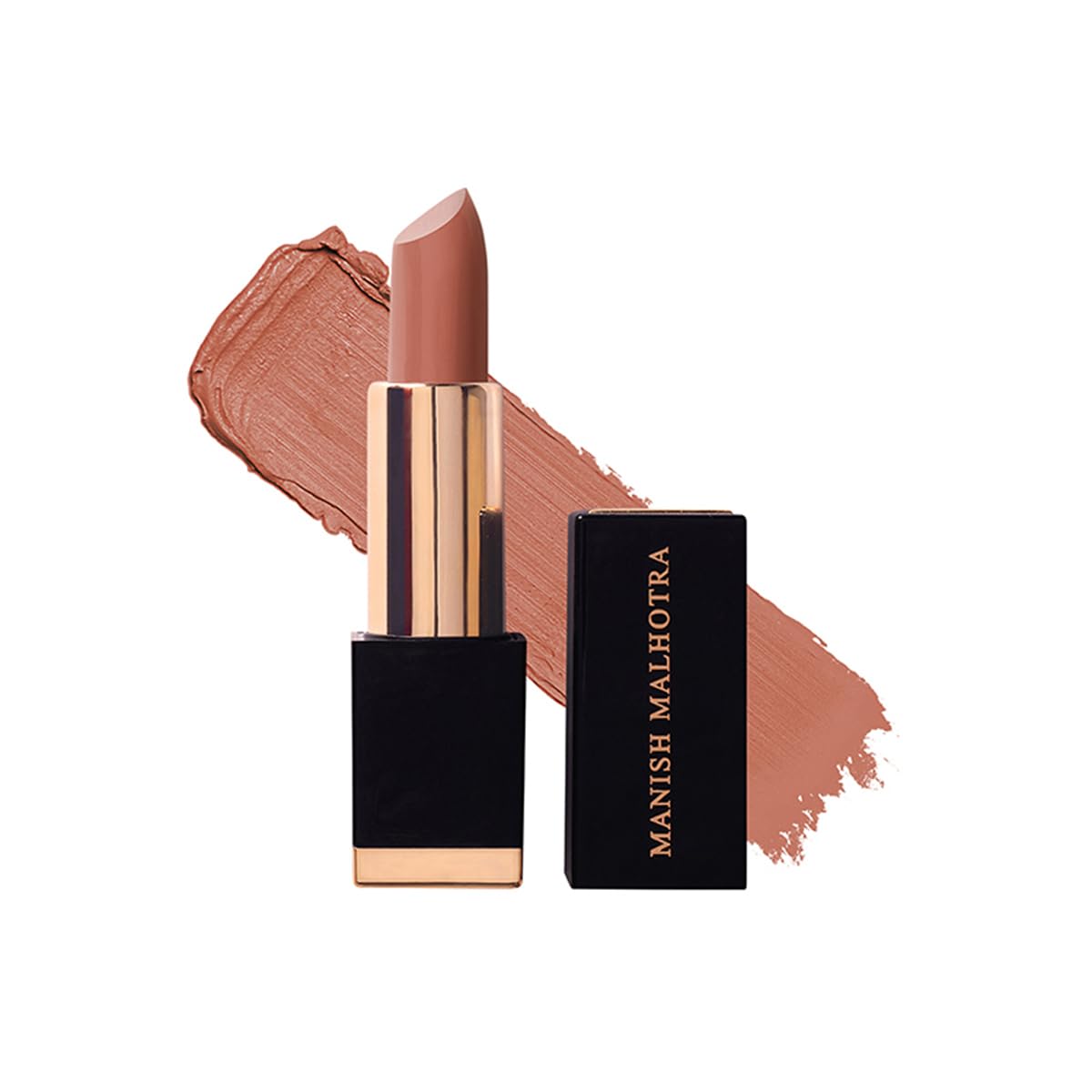 MyGlamm - Manish Malhotra Beauty By MyGlamm Hi-Shine Lipstick-Desert Suede 4g