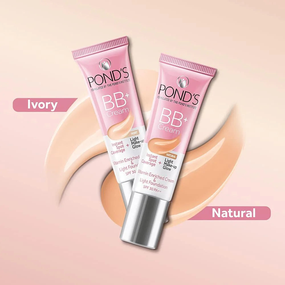 POND'S BB+ Cream Instant Spot Coverage + Natural Glow 01 Original 9 gm