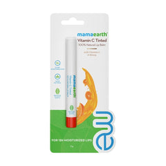 Mamaearth - Vitamin C Tinted 100% Natural Lip Balm with Vitamin C & Honey 2g