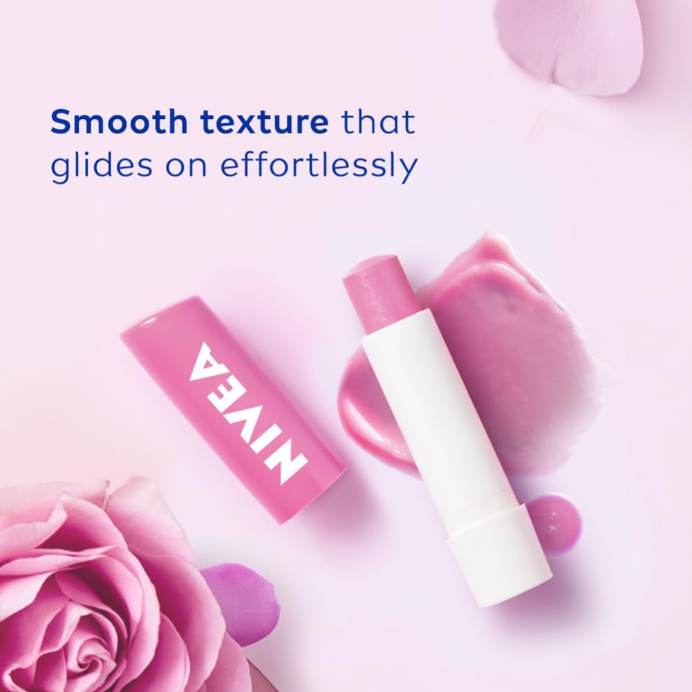 Nivea - Soft Rose Caring Lip Balm 4.8g