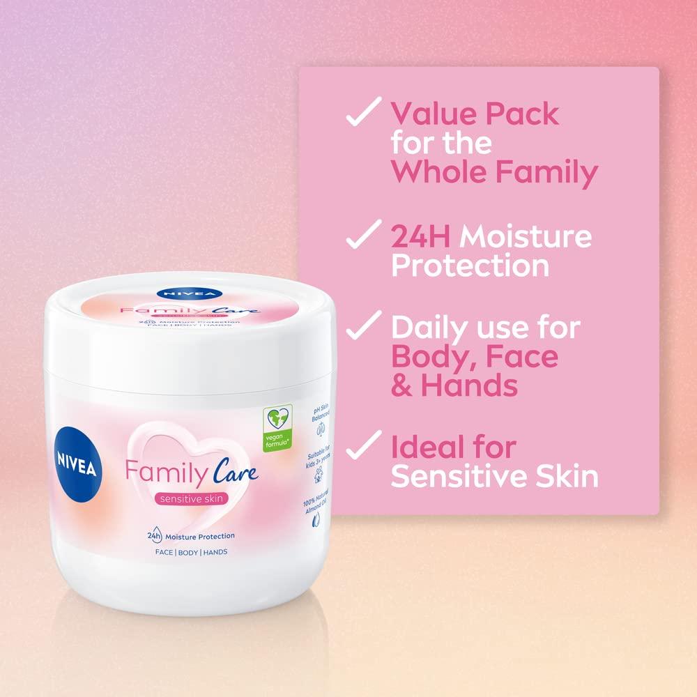 Nivea Naturally Good Family Care Cream 450ml