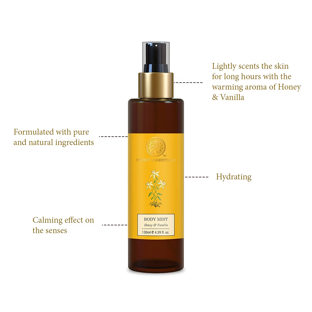 Forest Essentials - Honey & Vanilla Body Mist 130ml