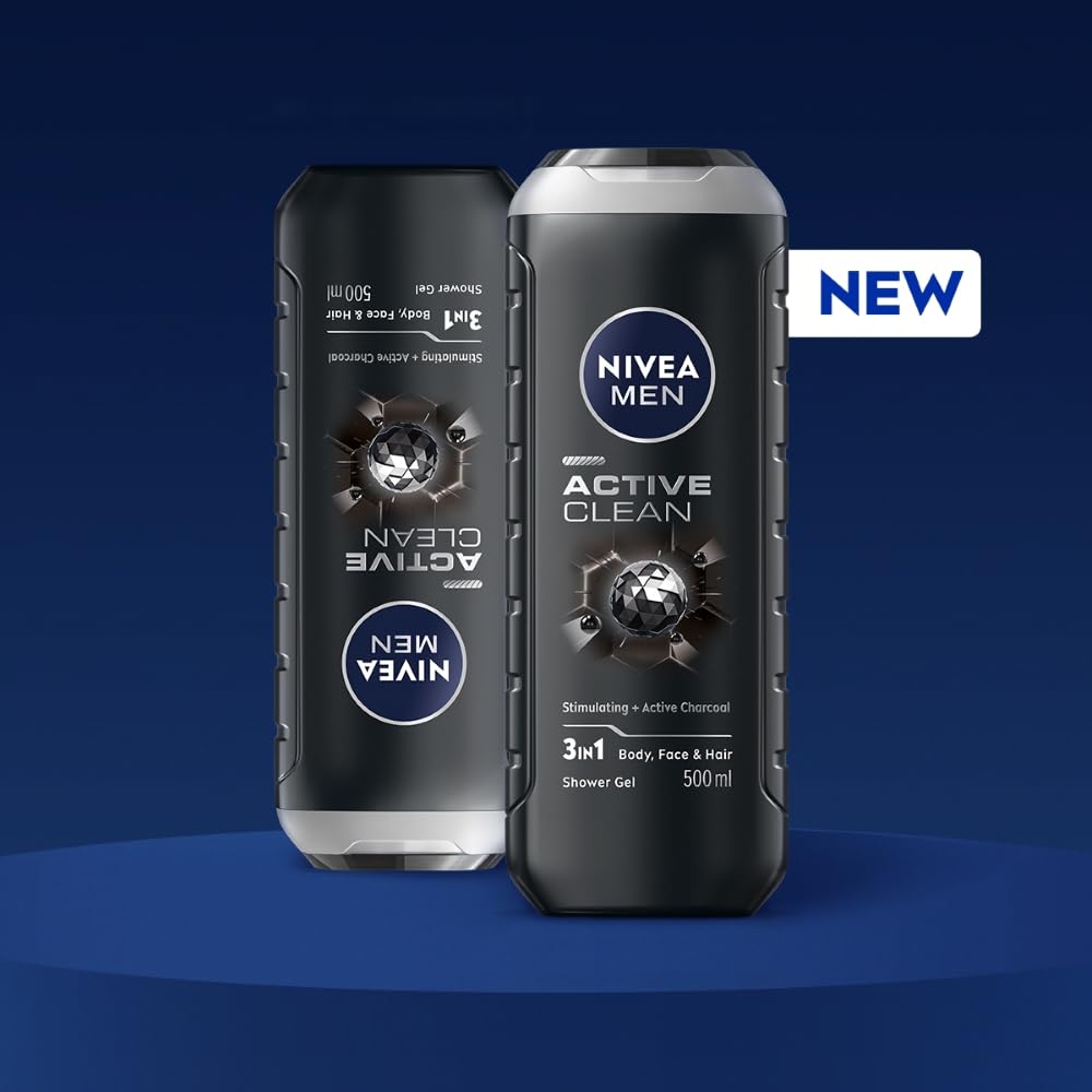 Nivea - MEN Active Clean Shower Gel 500ml