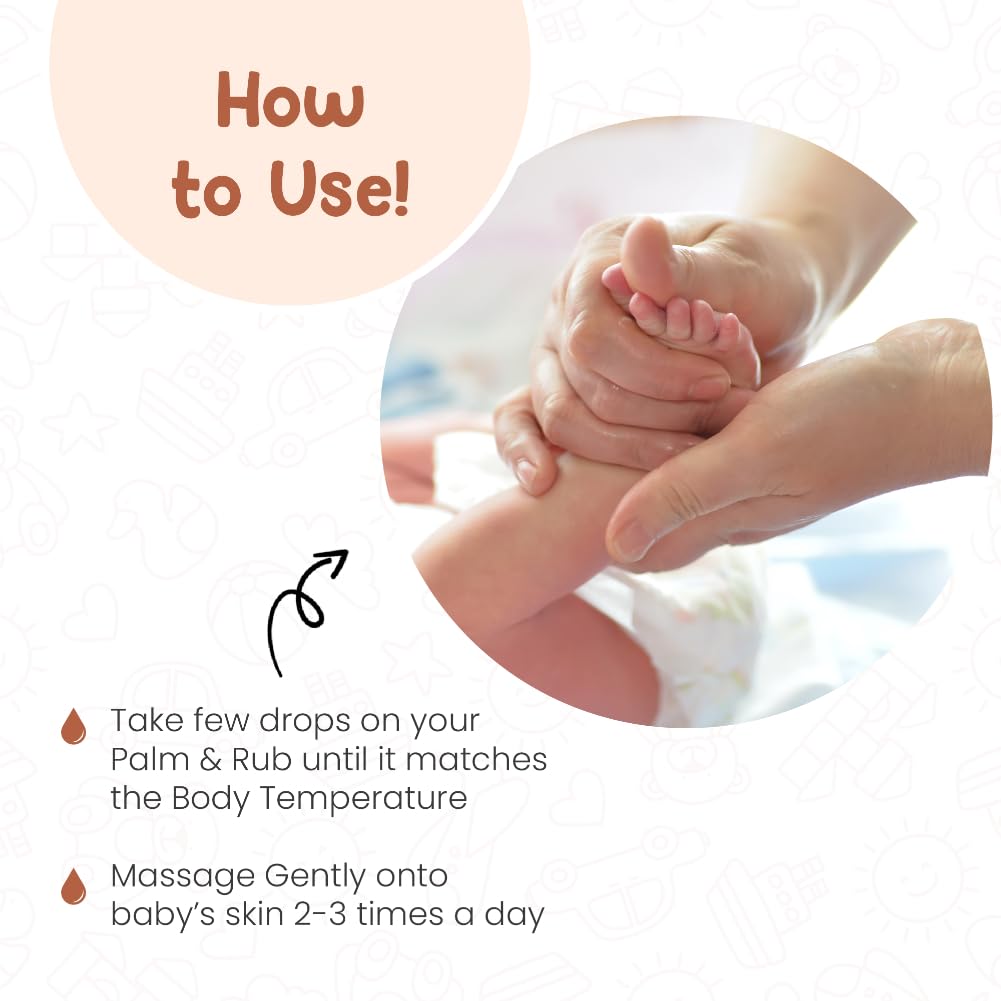 Mother Sparsh Baby Natural Baby Massage Oil - 100 ml