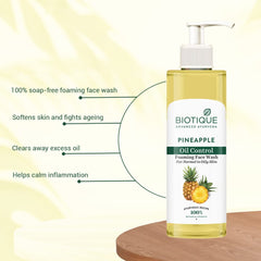 Biotique Pineapple Oil Control Foaming Face Wash 200ml
