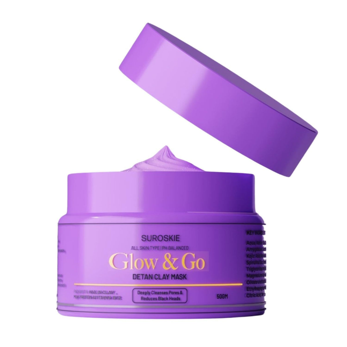 Suroskie - Glow and Go De-tan Clay Mask 50g