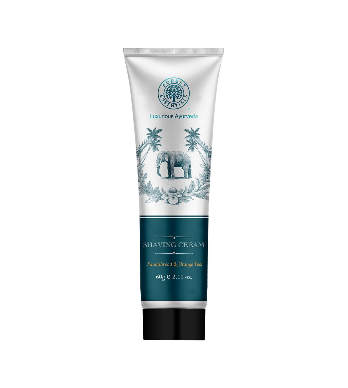 Forest Essentials - Sandalwood & Orange Peel Shaving Cream 60g
