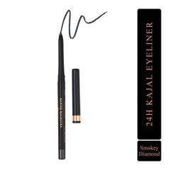 MyGlamm - Manish Malhotra 24H Kajal Eyeliner - Smokey Diamond (Grey) | Long Lasting, WaterProof, Smudge Proof Retractable Eye Kajal Pencil