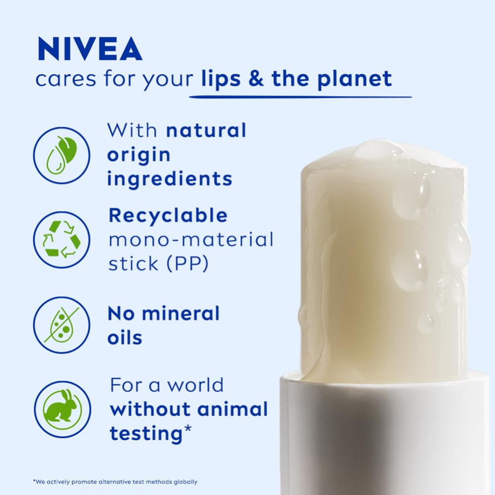 Nivea - Men B5 24h Active Care SPF 15 Lip Balm 4.8g
