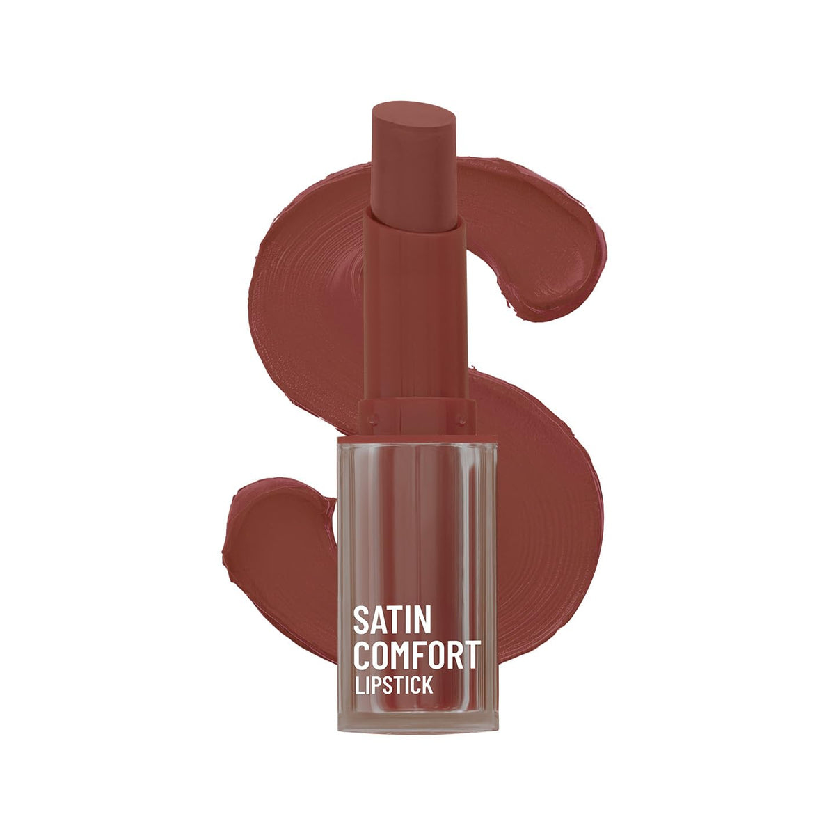 Swiss Beauty - Satin Comfort Lipstick Shade No. 04 Toasted Brown