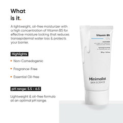 Minimalist - Vitamin B5 10% Moisturizer 30g
