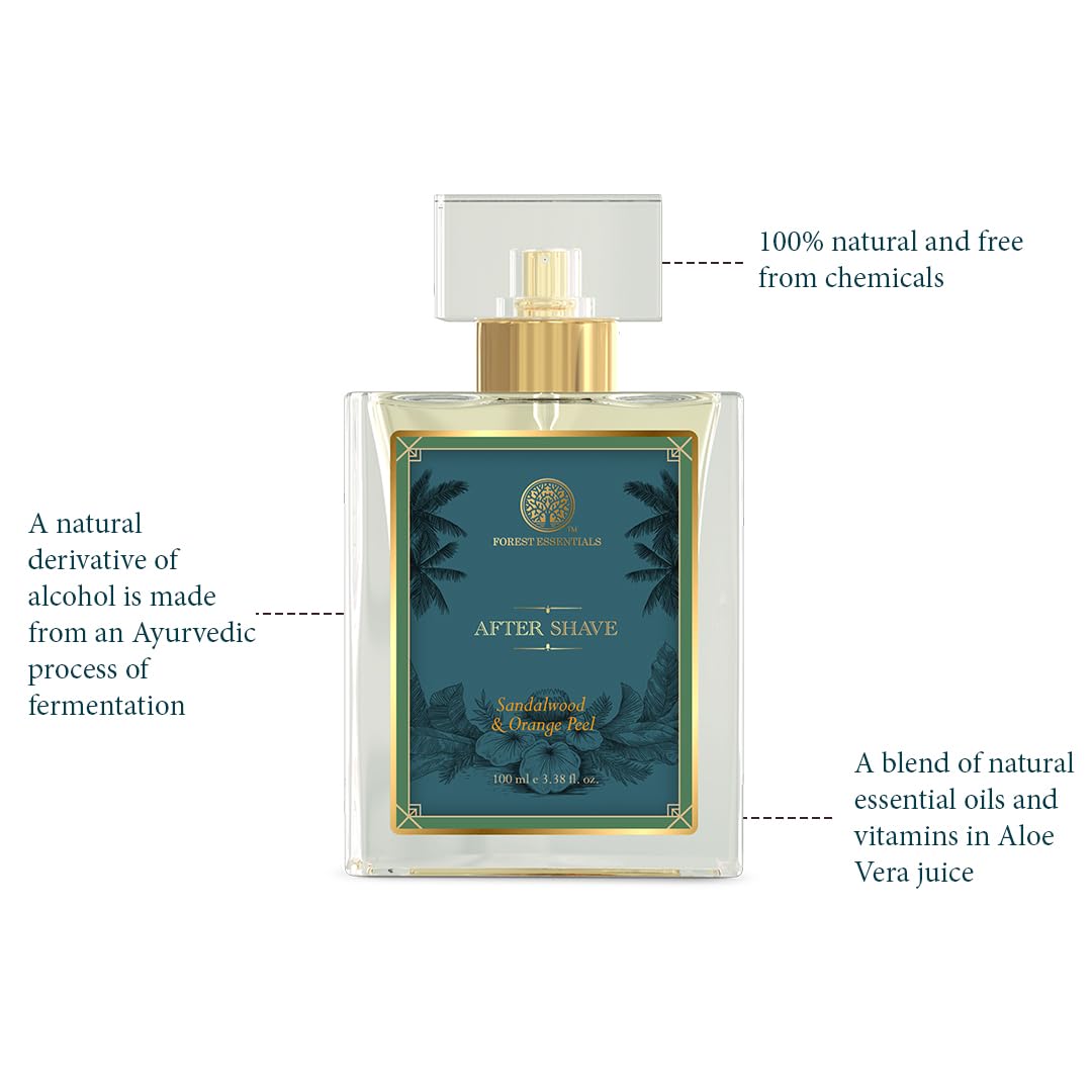 Forest Essentials - After Shave Spray Sandalwood & Orange Peel 100ml