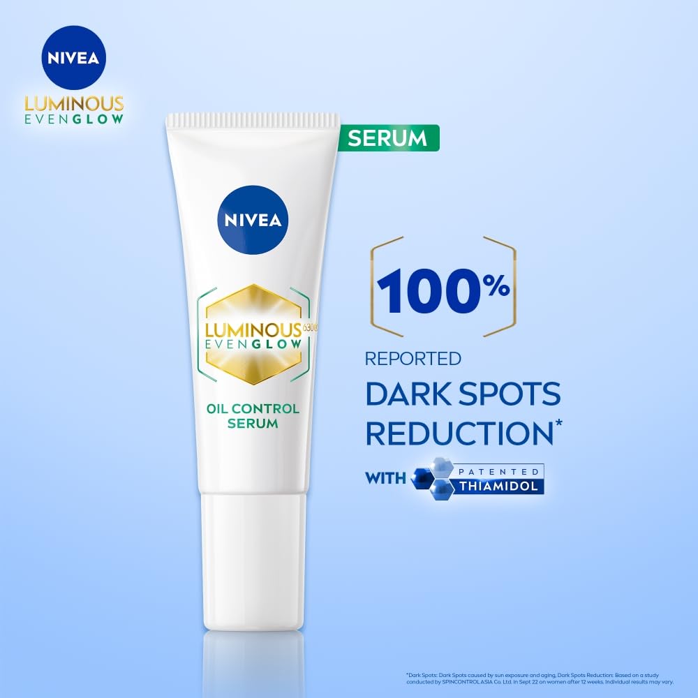 Nivea Luminous Even Glow Oil Control Serum with Salicylic Acid for Dark Spot- 10ml