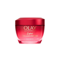 Olay Super Collagen Peptides Moisturiser For Firm & Lifted Skin, Reduces 5 Signs Of Ageing 45g