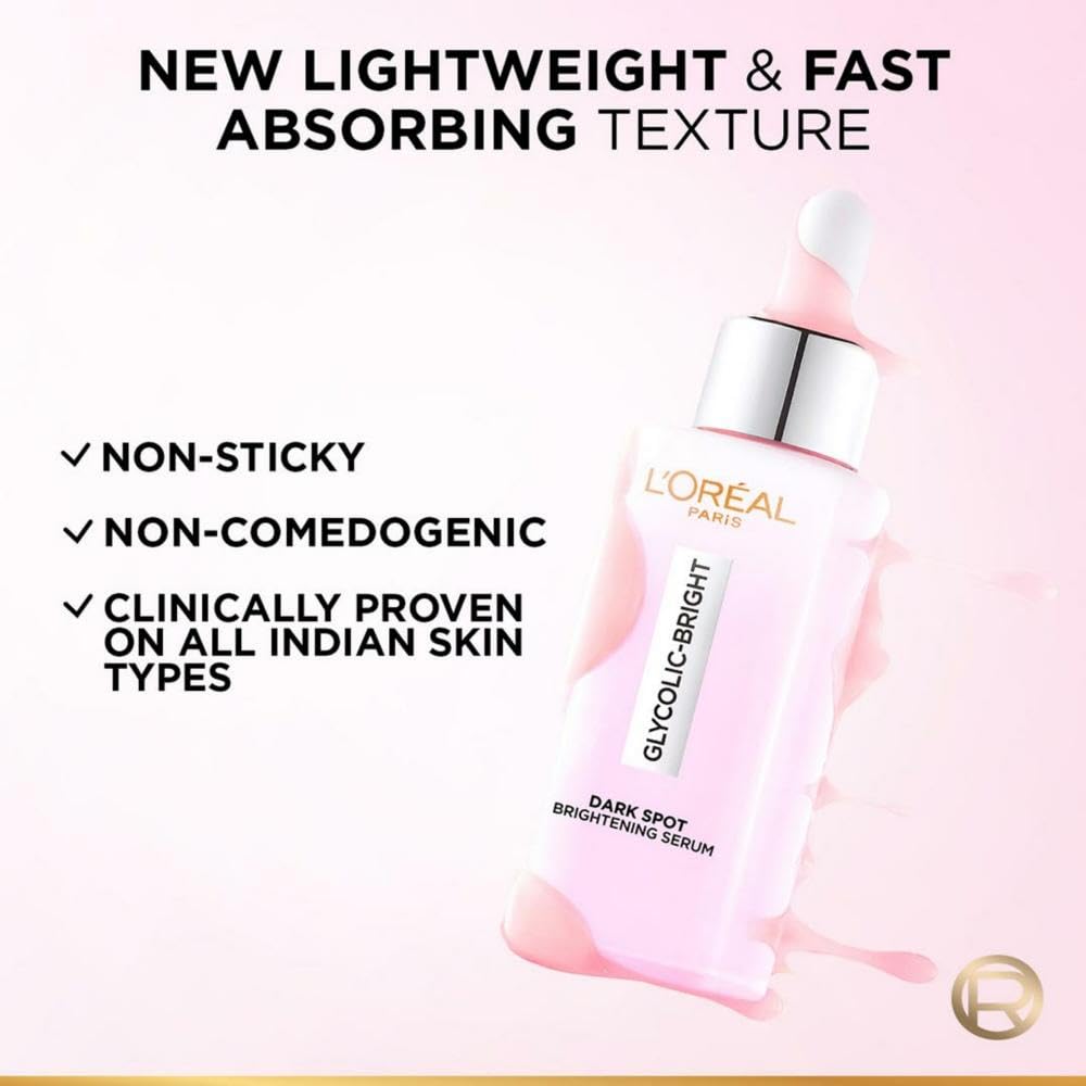 L'Oreal Paris - Glycolic Bright Melasyl + Niacinamide Serum for Brightening Dark Spots 15ml