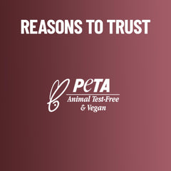 PETA animal test-free and vegan certification logo for matte lipstick