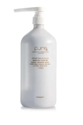 PURE ORGANIC Forever Blonde Shampoo 1LT - Kess Hair and Beauty