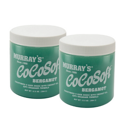 MURRAY's Cocosoft bergamot green hair dress conditioner bundle, two tubs