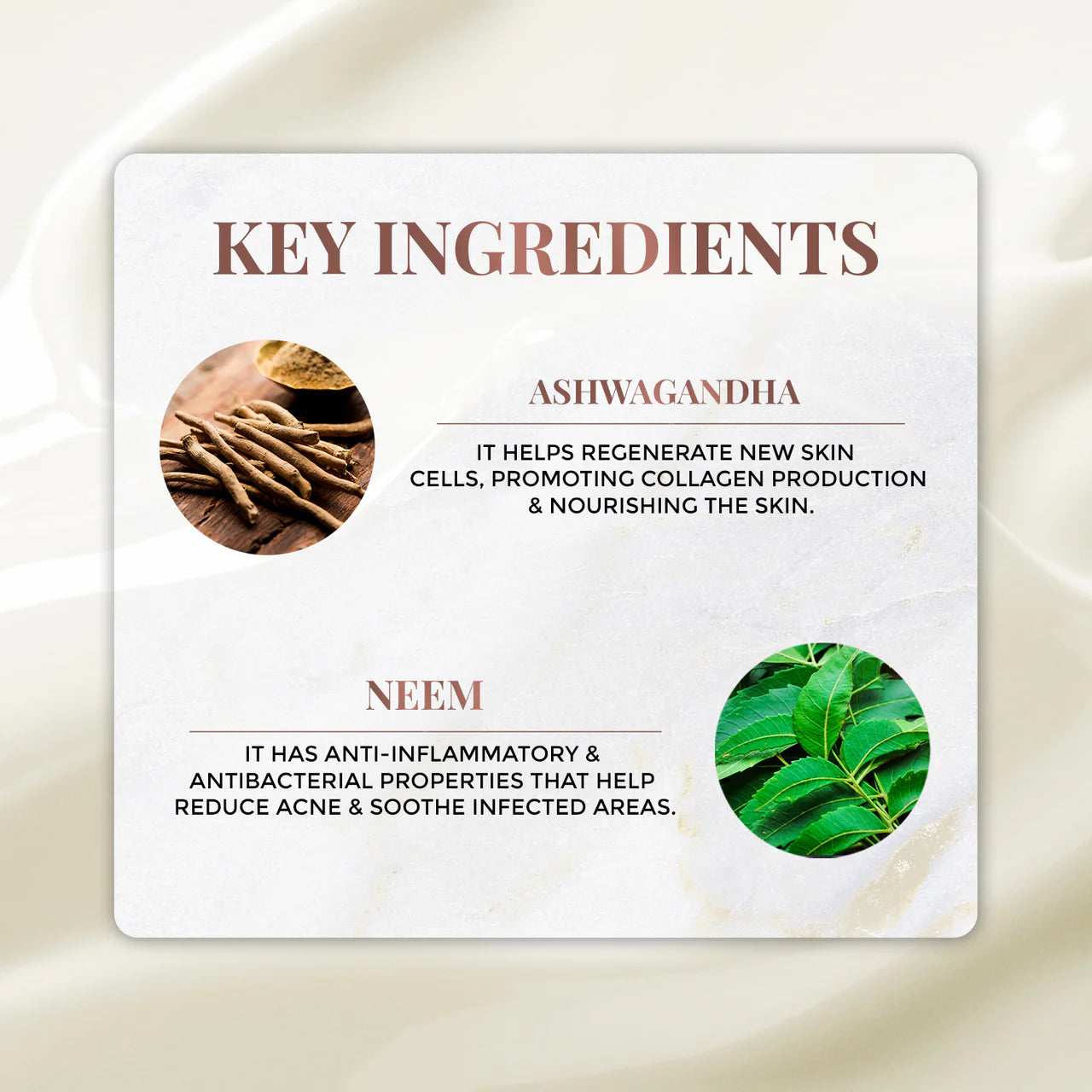 Just Herbs - Ultra Moisturising Herbal Cream with Ashwagandha & Neem 100g