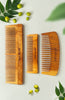 Nat Habit - Oil Treated Kacchi Neem Bounce + Pocket + Dual Tooth Comb Combo