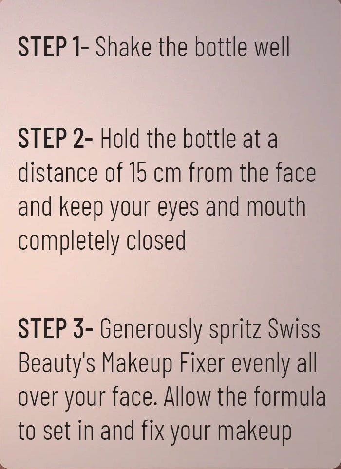 Swiss Beauty Makeup Fixer M Transparent