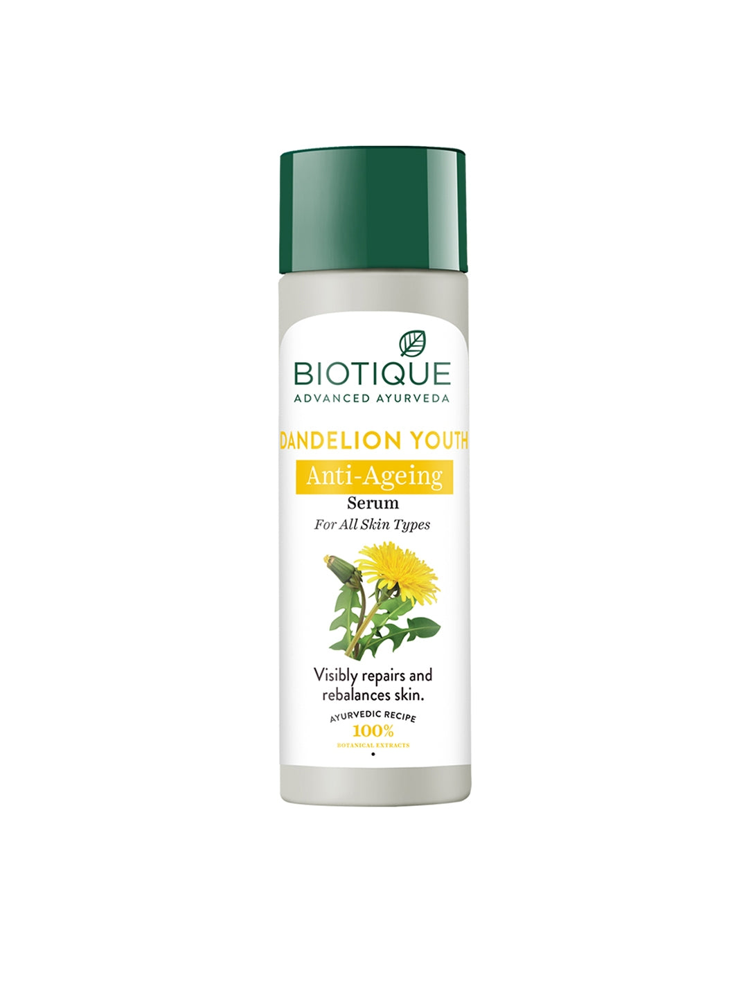 Biotique Bio Dandelion Visibly Ageless Lightening Sustainable Serum 190ml