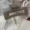 Elegant Rectangular Hair Claw Clips 1Pc