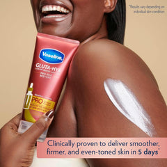 Vaseline Gluta-Hya Body Lotion for visibly bright and smooth skin Pro-Age Restore with Pro Collagen Complex to reduce fine lines 200ml