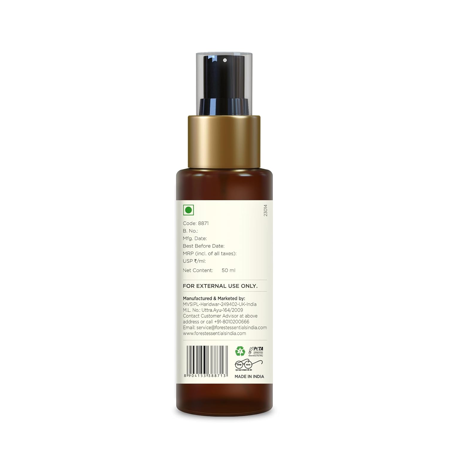 Forest Essentials - Facial Tonic Mist Pure Rosewater 50ml