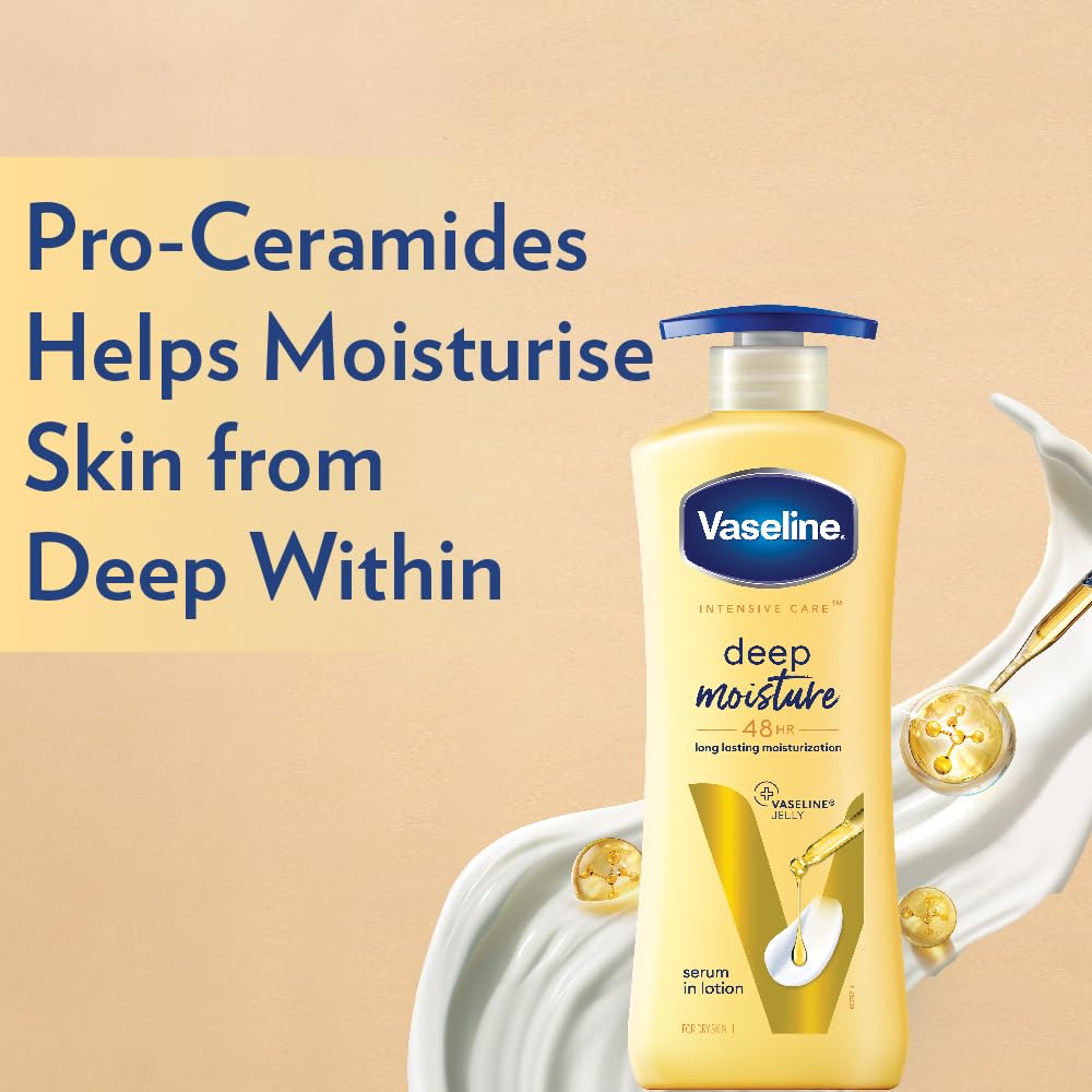 Vaseline Deep Moisture Body Lotion with Pro Ceramides 400ml