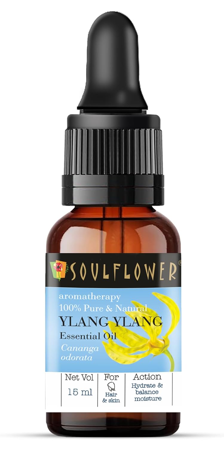 SoulFlower - Rosemary & Ylang Ylang Essential Oil to Grow New Hair 15ml