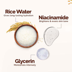 Mamaearth - Rice Dewy Bright Light Moisturizing Cream with Rice Water & Niacinamide for Glass-Skin 50g