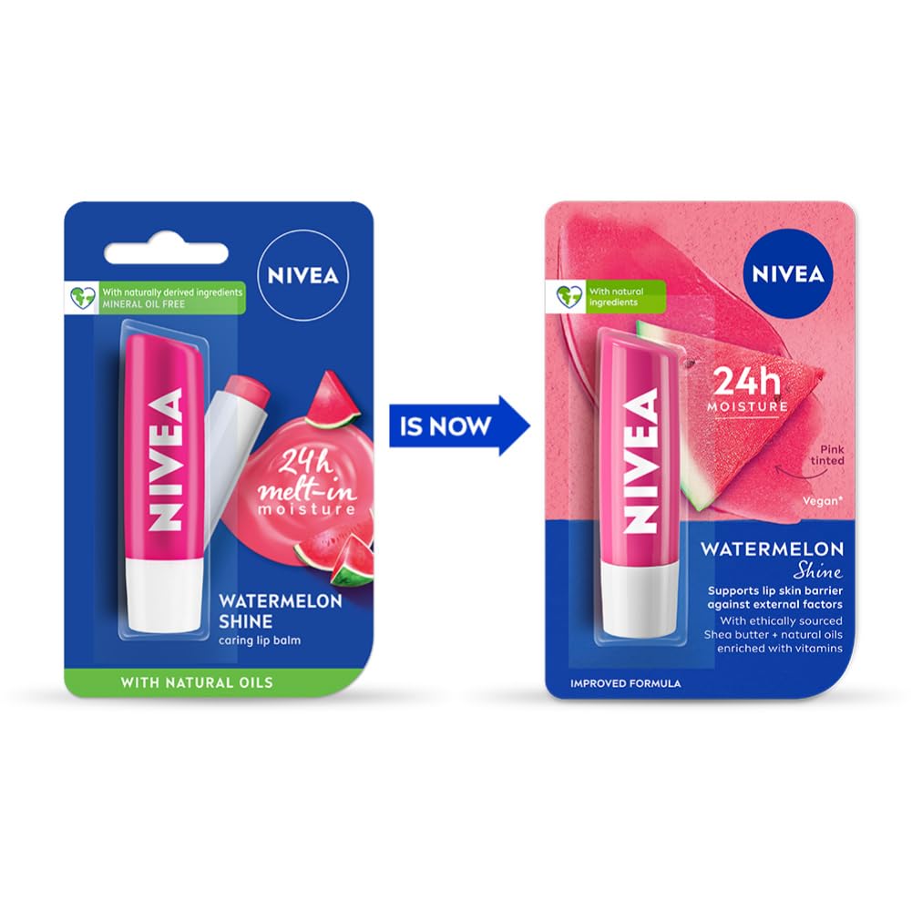 Nivea - Watermelon Shine Lip Balm 4.8g
