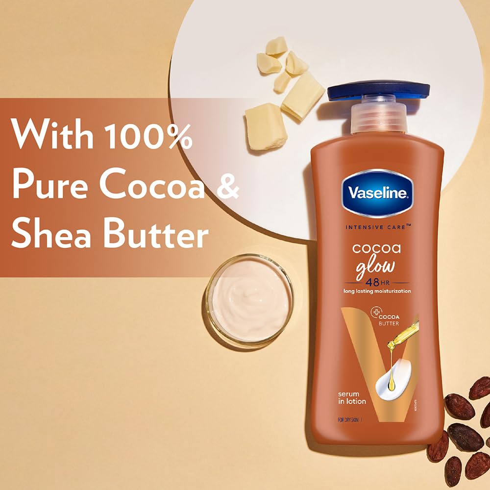 Vaseline Cocoa Glow Body Lotion 600 ml