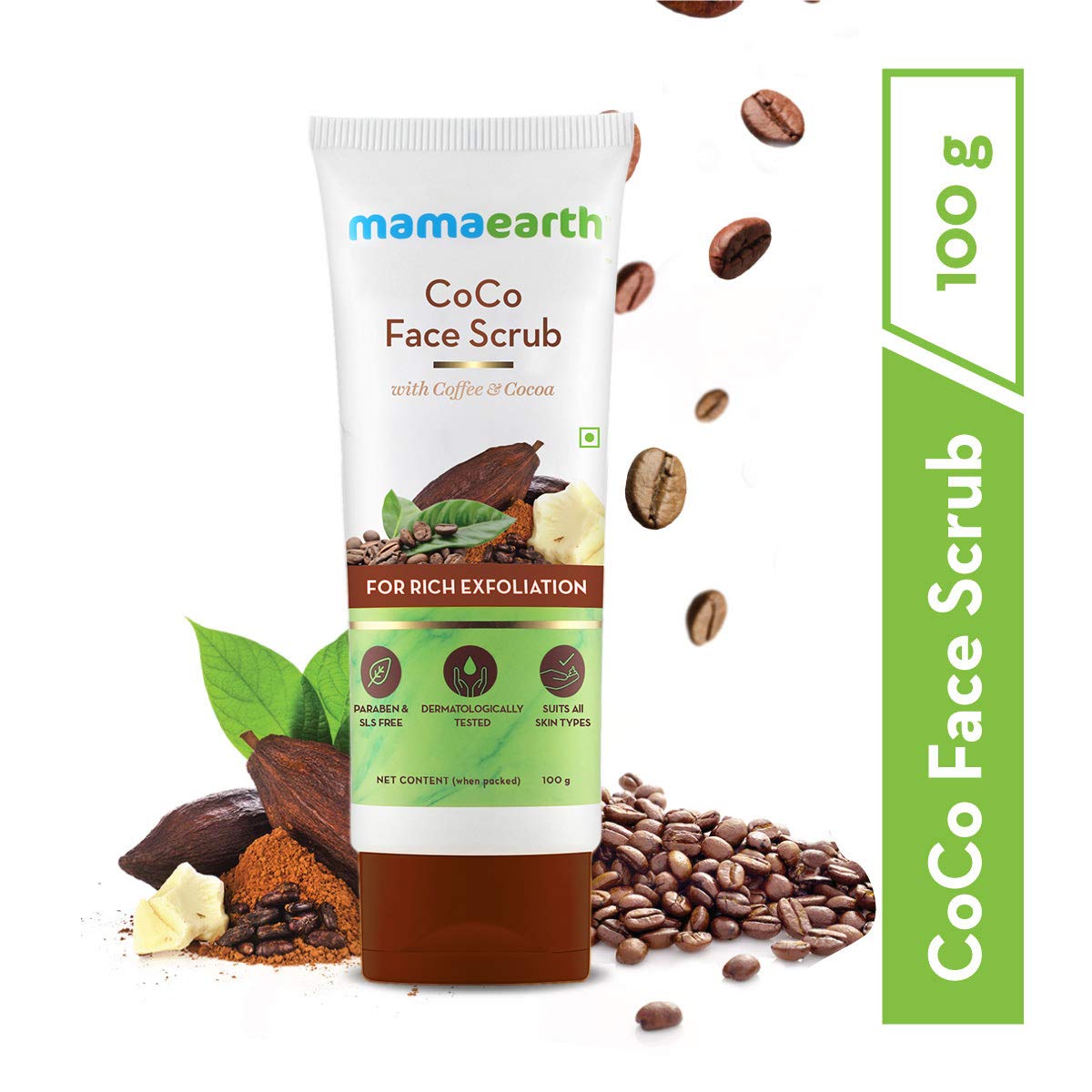 Mamaearth - CoCo Face Scrub with Coffee and Cocoa for Rich Exfoliation 100g